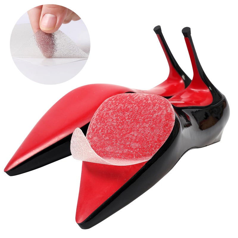 Ashoesert Shoe Sole Protector Red Bottom Protector for Christian Louboutin Shoe Bottom Protector for High Heels- Self Adhesive Shoe Grips on Bottom of Shoes - Image 5